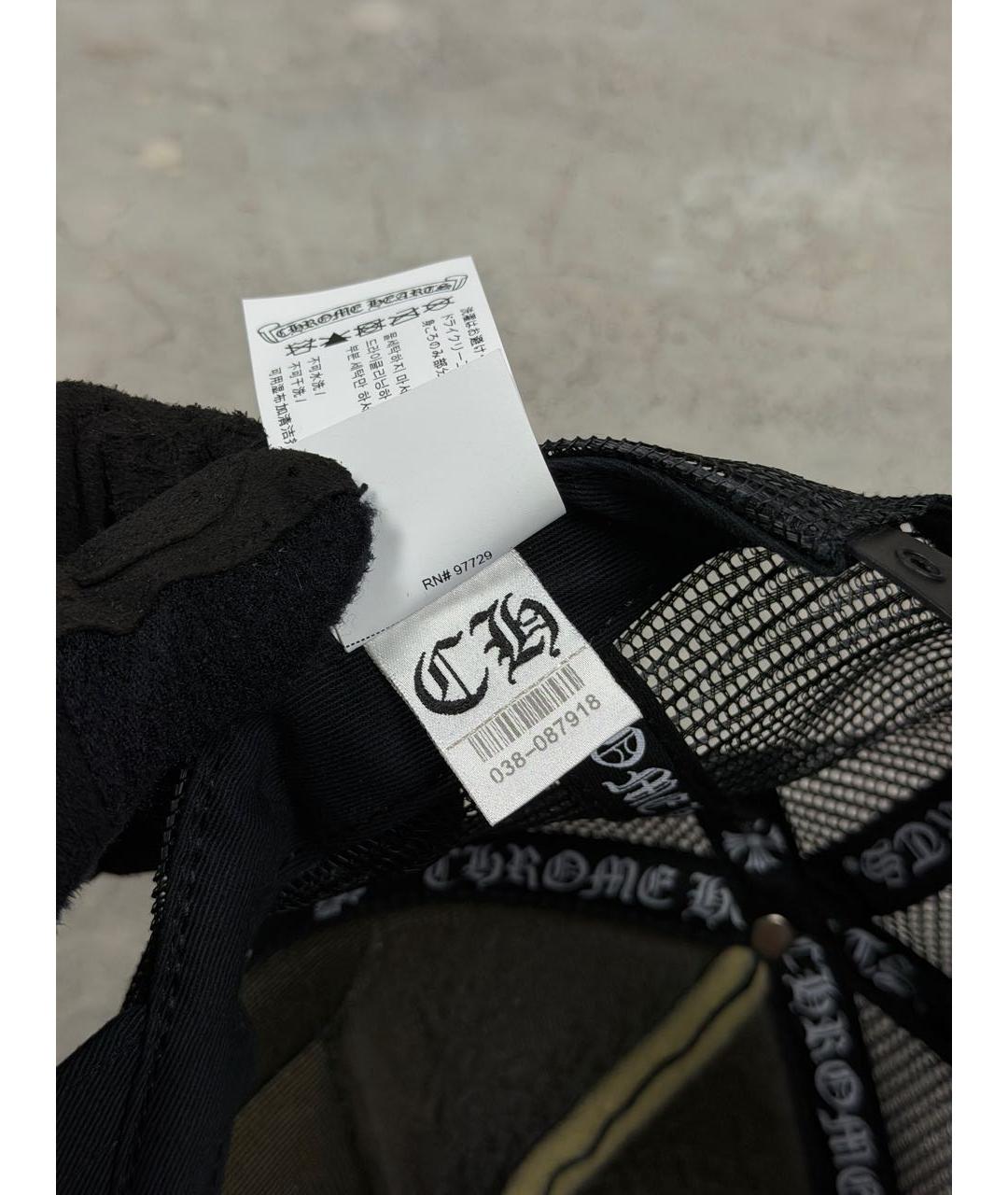 CHROME HEARTS Черная синтетическая кепка/бейсболка, фото 8