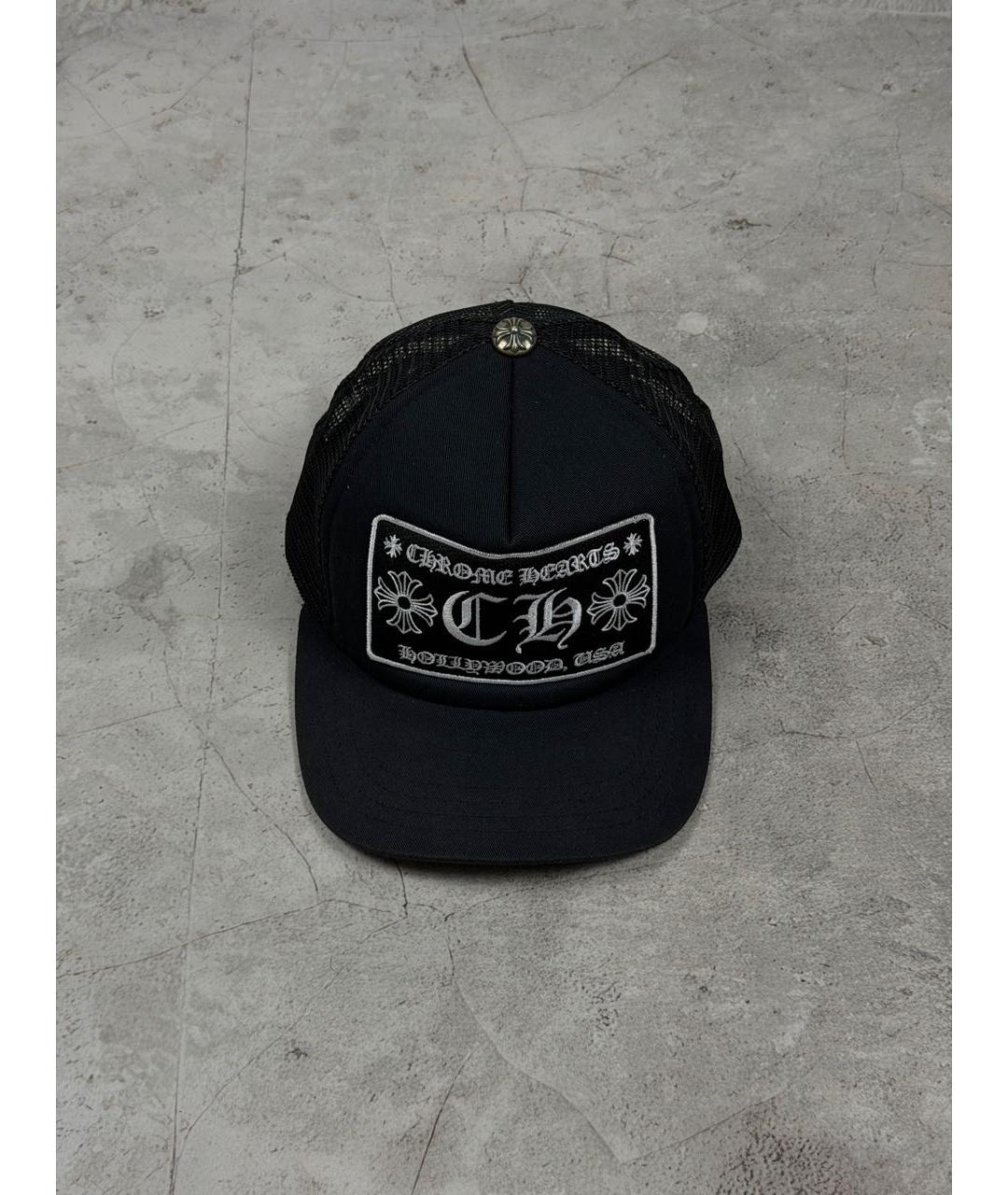 CHROME HEARTS Черная синтетическая кепка/бейсболка, фото 9