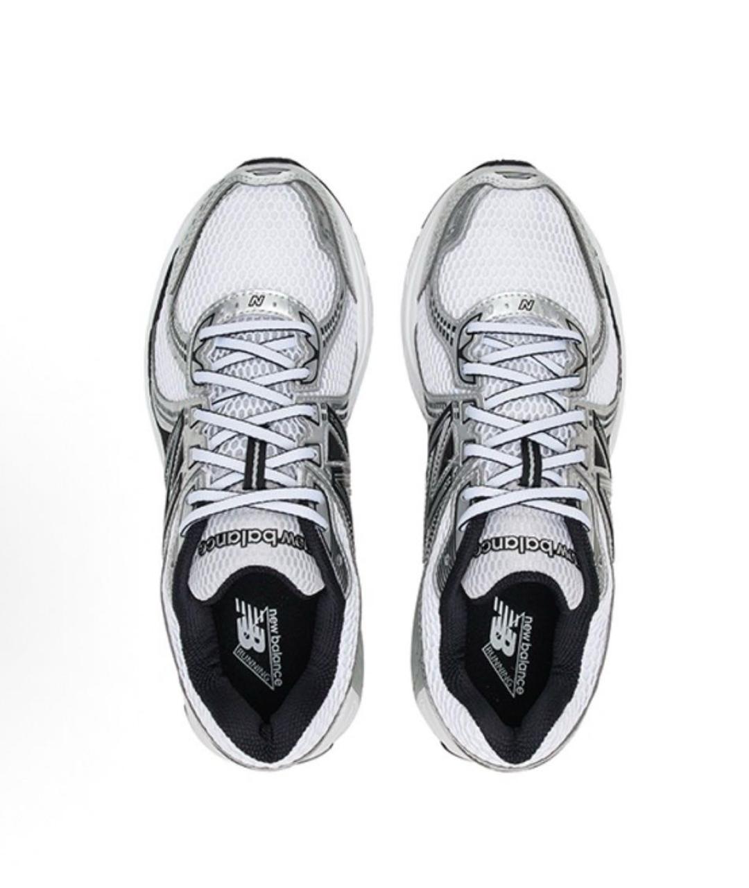 NEW BALANCE Белые синтетические низкие кроссовки / кеды, фото 3