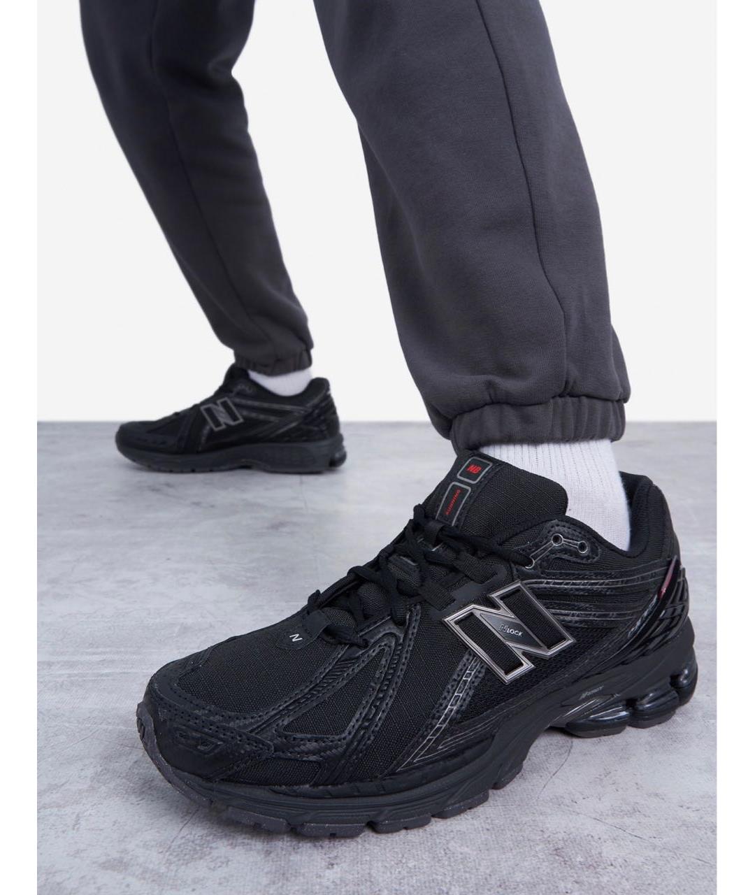 NEW BALANCE Черные синтетические низкие кроссовки / кеды, фото 7