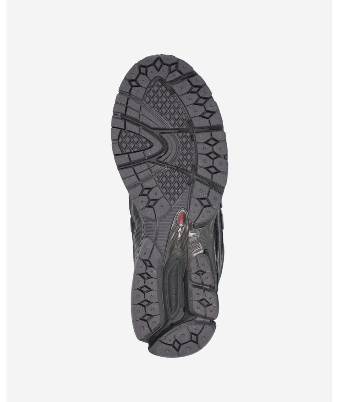 NEW BALANCE Черные синтетические низкие кроссовки / кеды, фото 6