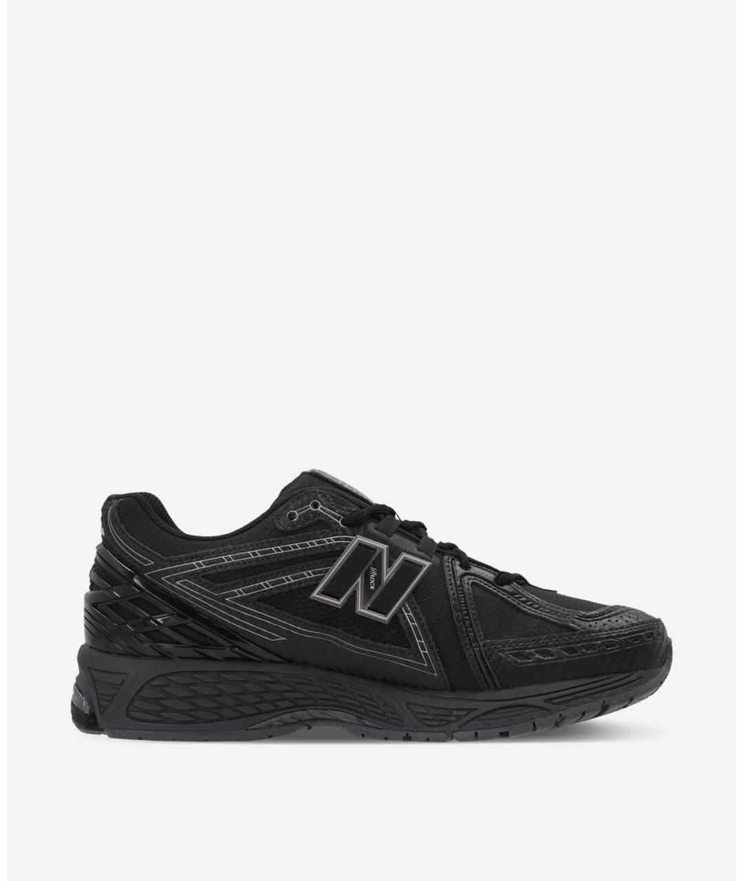 NEW BALANCE Черные синтетические низкие кроссовки / кеды, фото 5