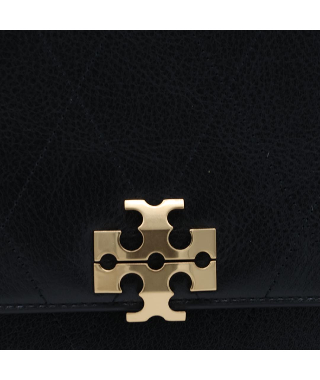TORY BURCH Черная кожаная сумка через плечо, фото 6