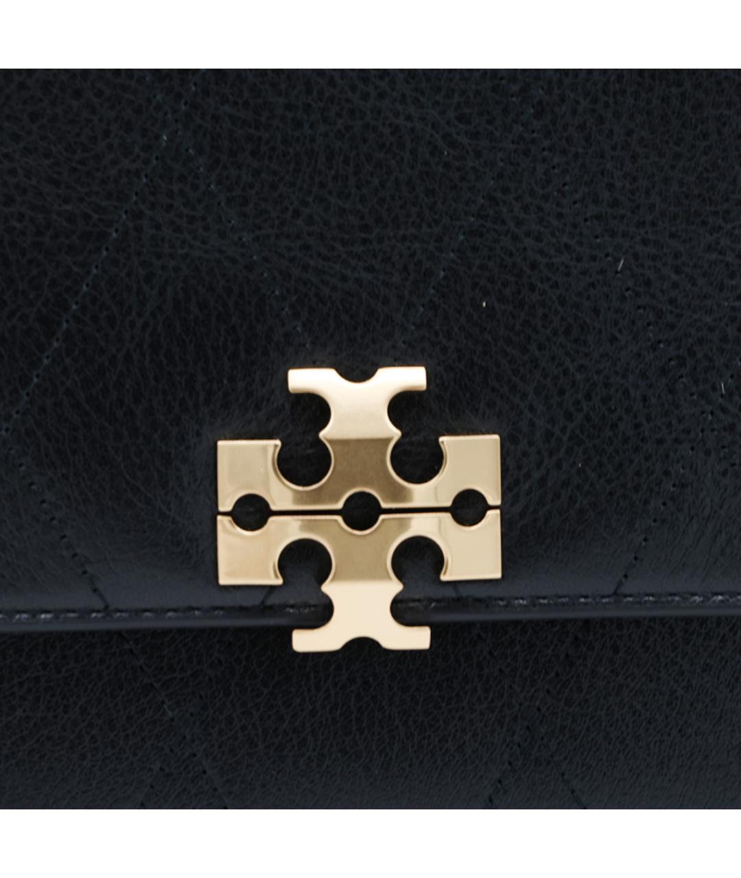 TORY BURCH Черная кожаная сумка через плечо, фото 7