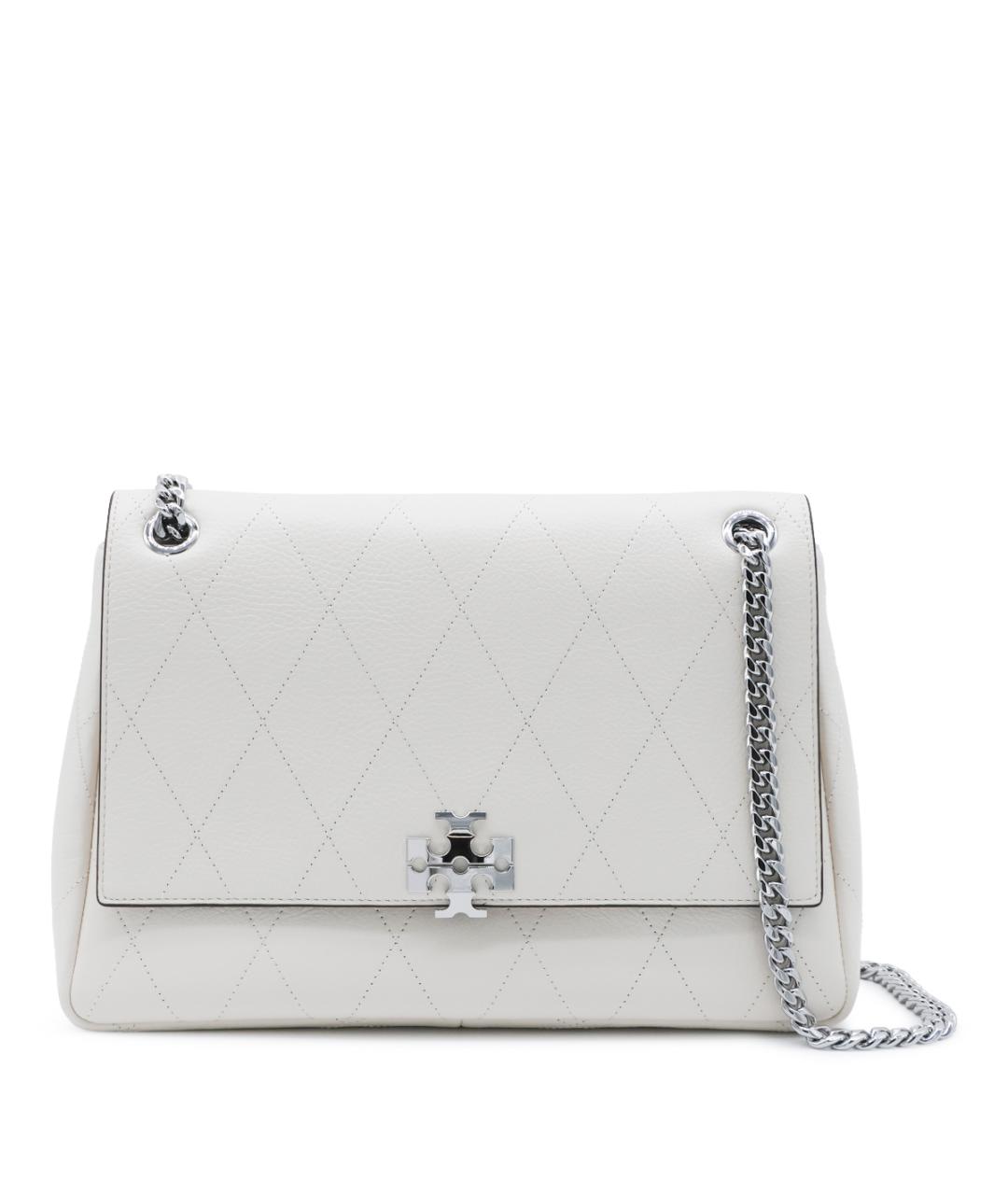 TORY BURCH Бежевая кожаная сумка через плечо, фото 1