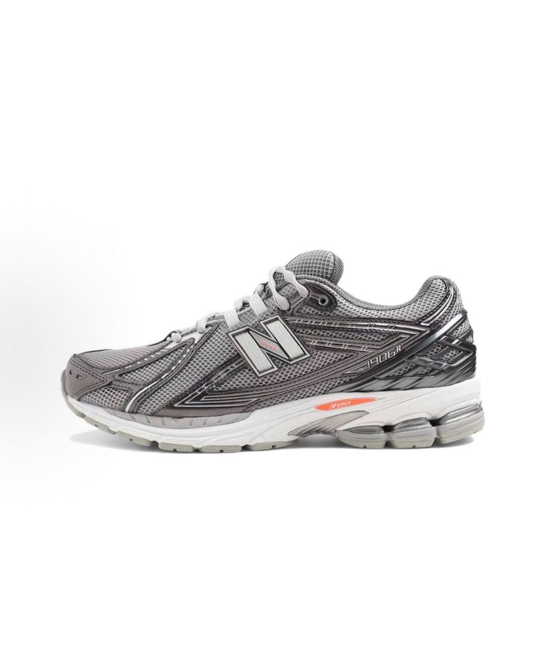 NEW BALANCE Серые синтетические низкие кроссовки / кеды, фото 9