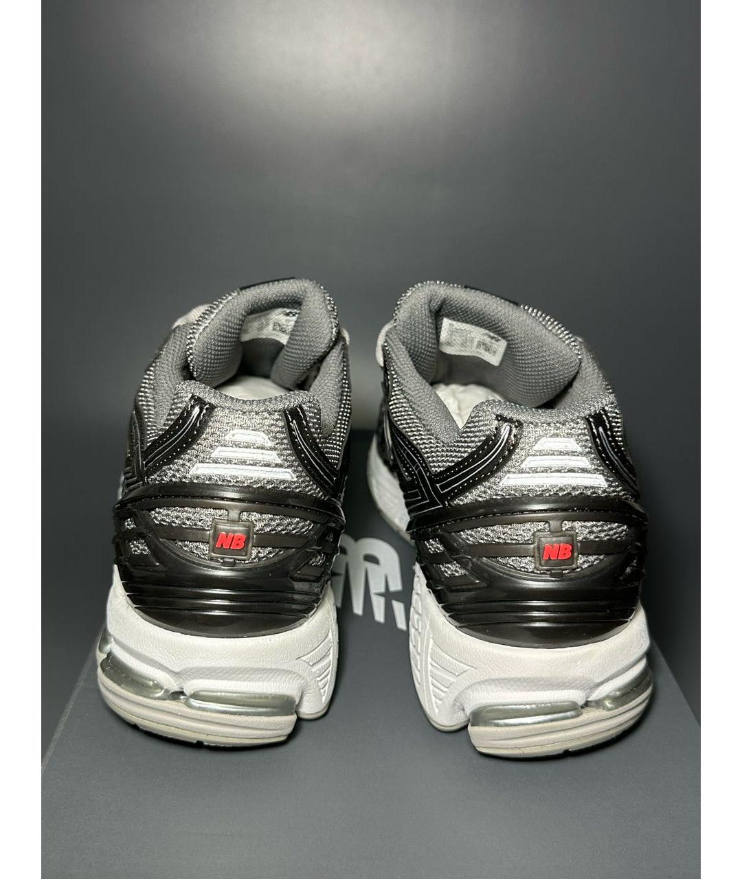 NEW BALANCE Серые синтетические низкие кроссовки / кеды, фото 4