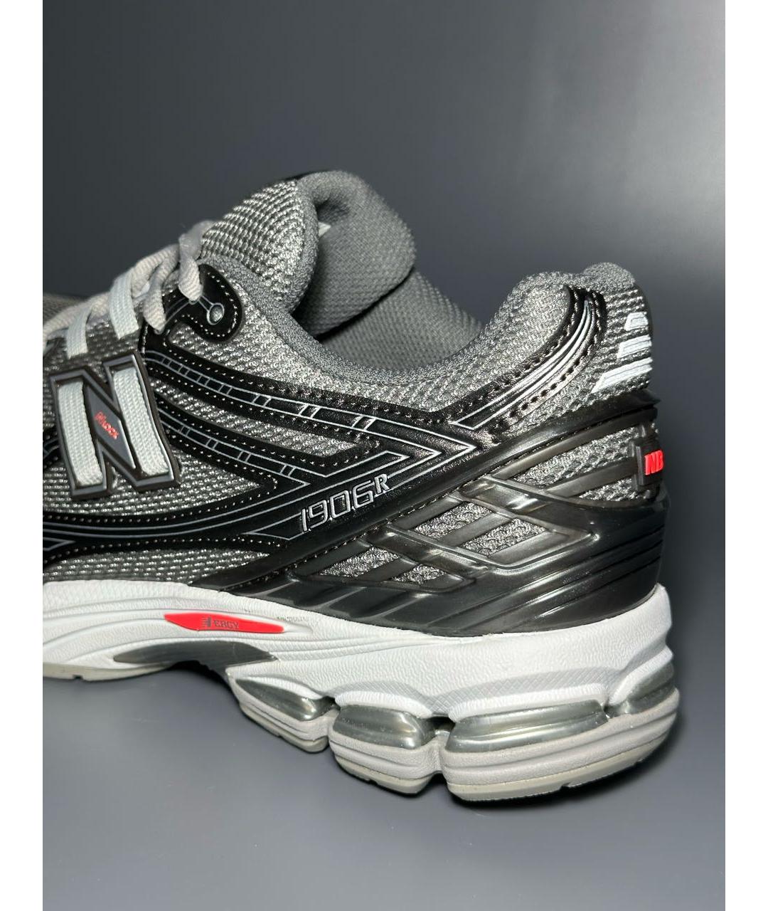 NEW BALANCE Серые синтетические низкие кроссовки / кеды, фото 7