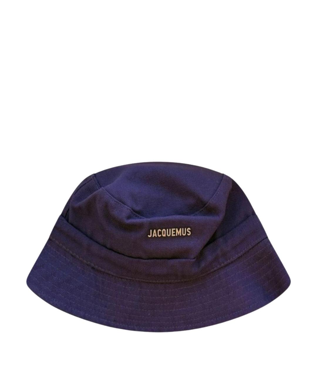 JACQUEMUS Фиолетовая хлопковая кепка/бейсболка, фото 1