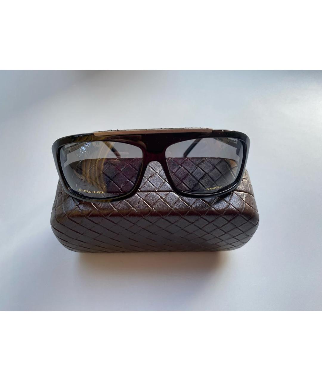 BOTTEGA VENETA Черные пластиковые солнцезащитные очки, фото 8