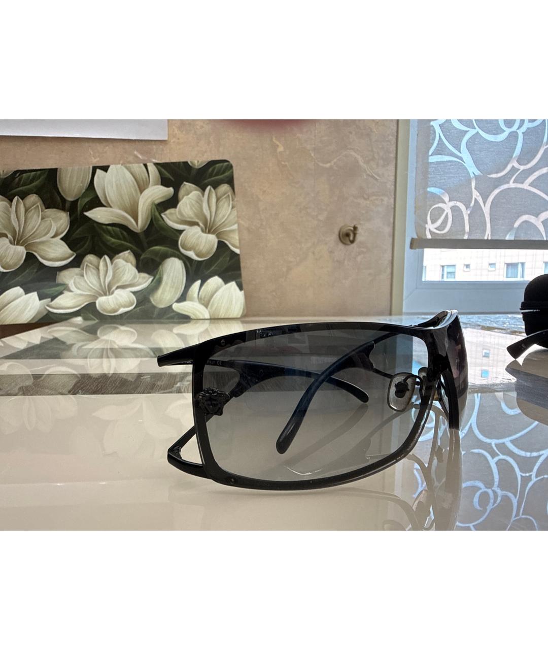 VERSACE Черные солнцезащитные очки, фото 5