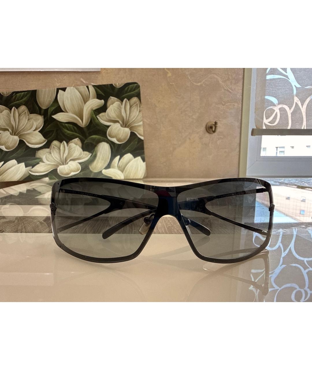 VERSACE Черные солнцезащитные очки, фото 8