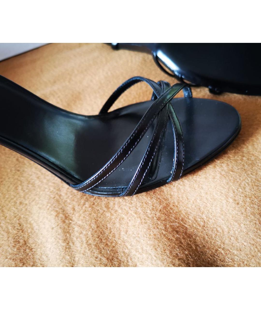 CELINE Черные кожаные туфли, фото 6