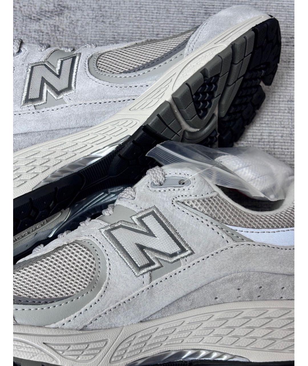 NEW BALANCE Серые замшевые низкие кроссовки / кеды, фото 6