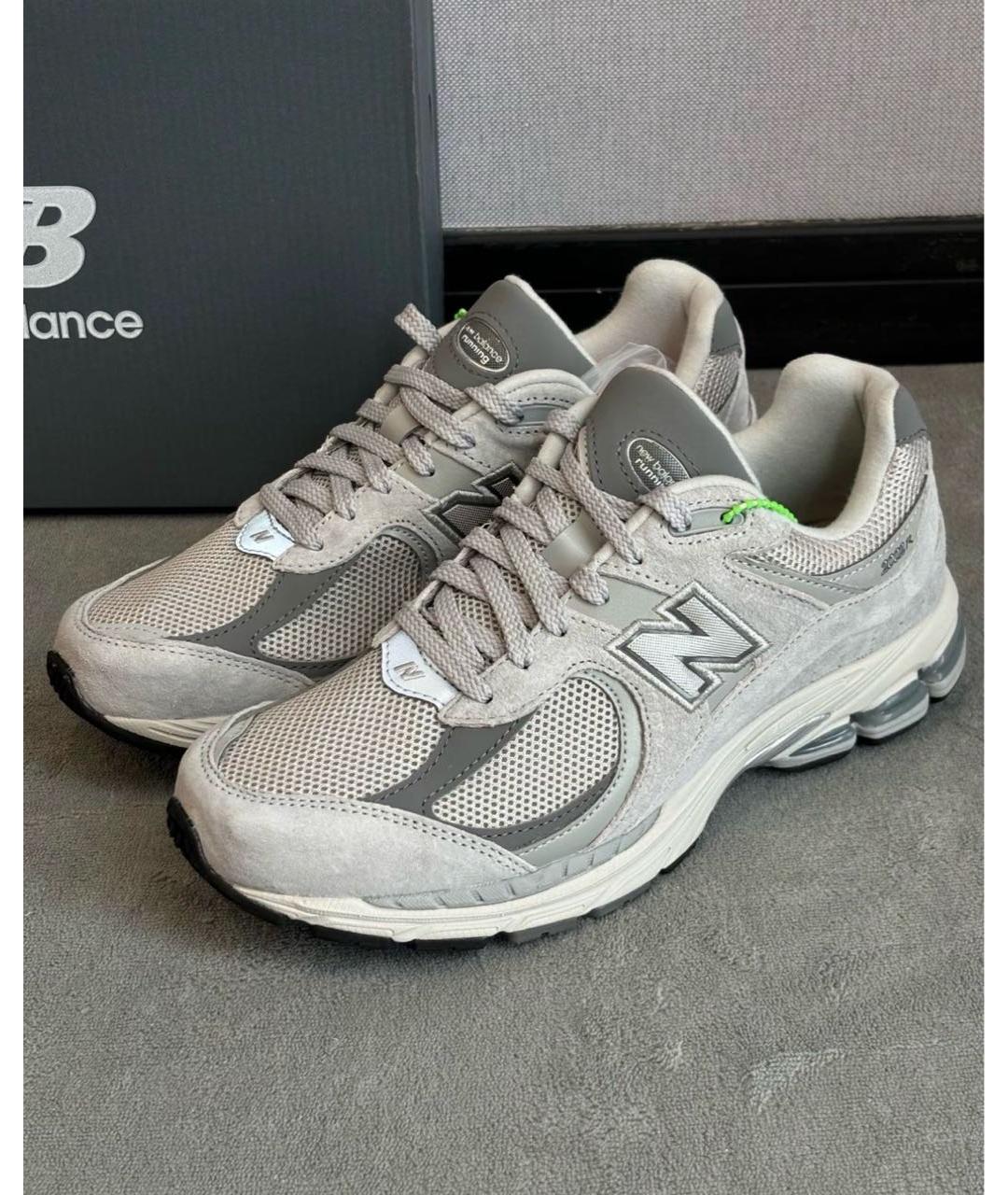 NEW BALANCE Серые замшевые низкие кроссовки / кеды, фото 5