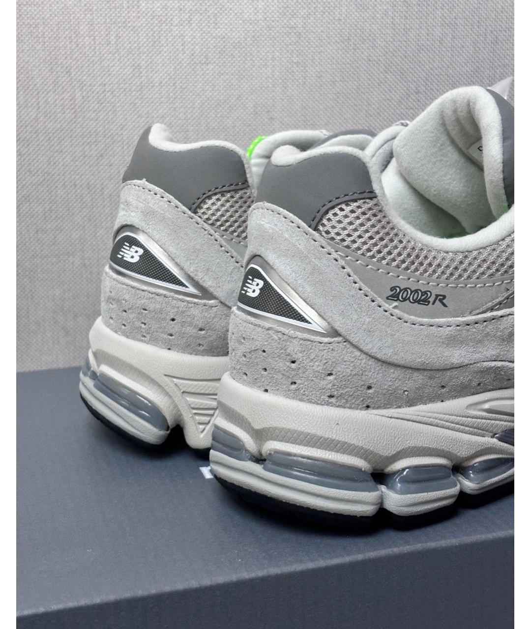 NEW BALANCE Серые замшевые низкие кроссовки / кеды, фото 7