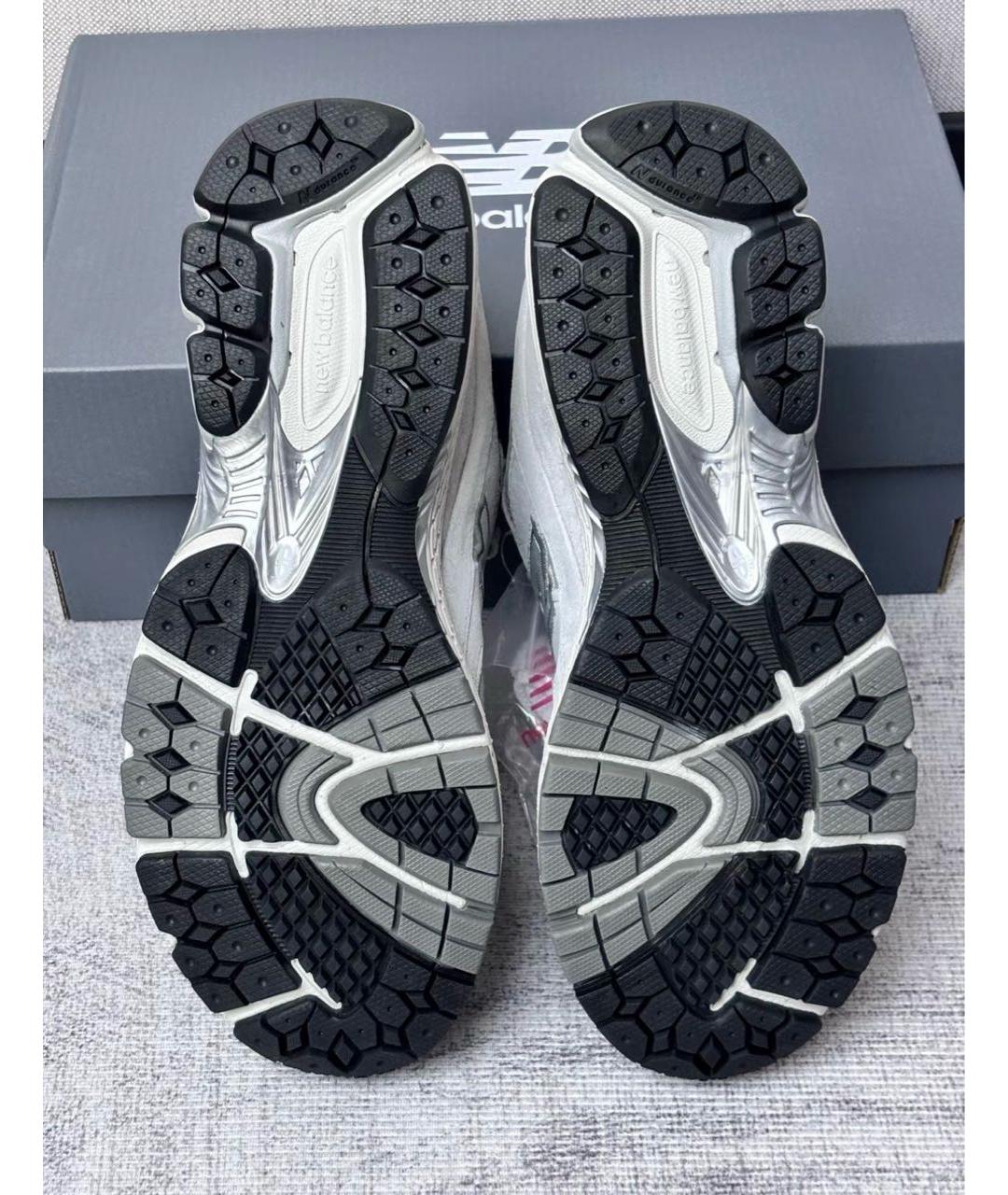 NEW BALANCE Серые замшевые низкие кроссовки / кеды, фото 8