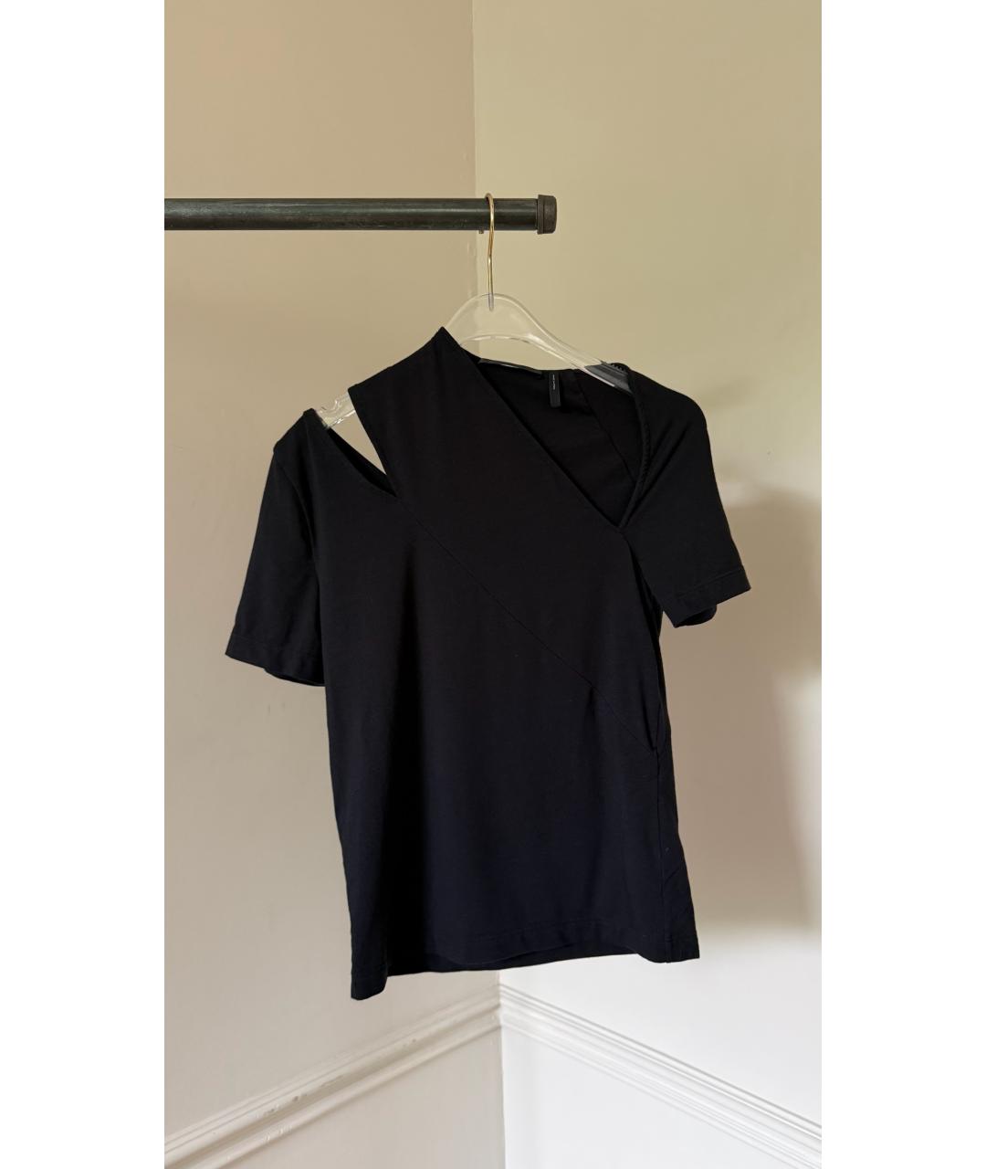 HELMUT LANG Черная футболка, фото 8