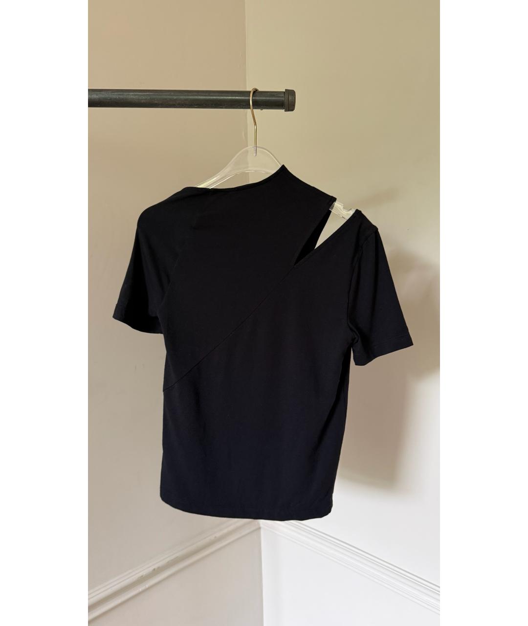 HELMUT LANG Черная футболка, фото 2