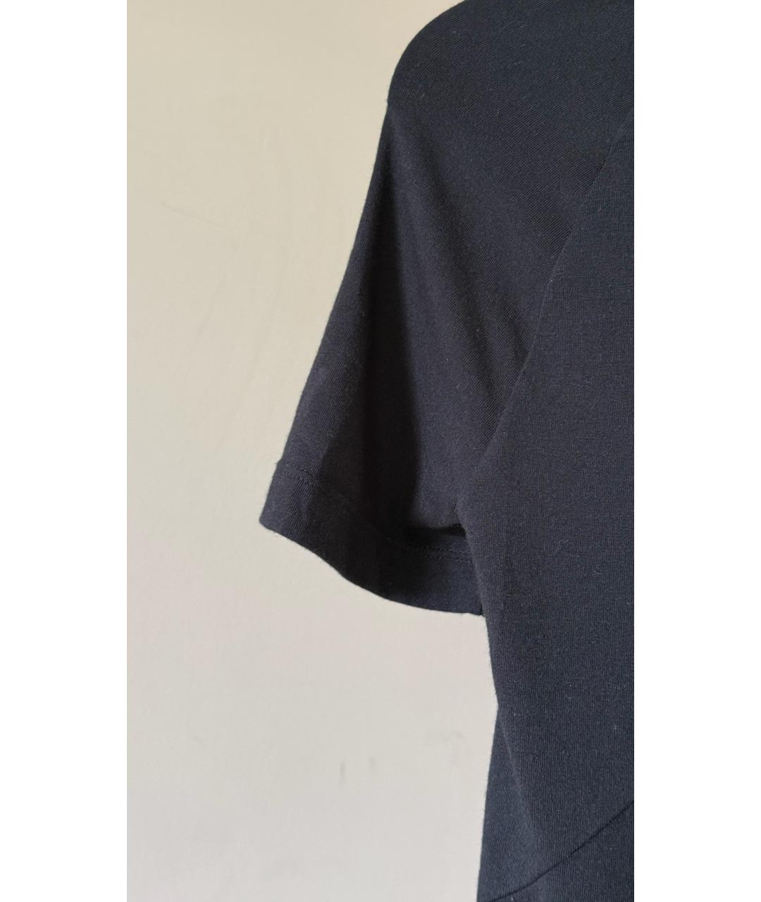 HELMUT LANG Черная футболка, фото 4