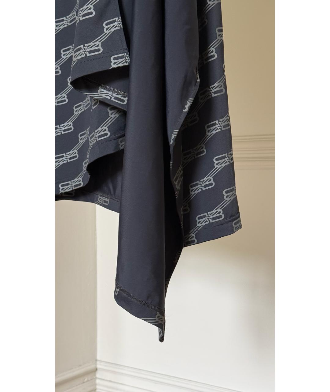 BALENCIAGA Синяя юбка макси, фото 7