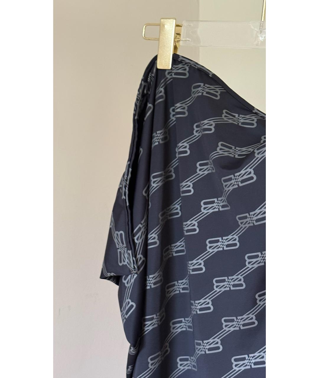 BALENCIAGA Синяя юбка макси, фото 6
