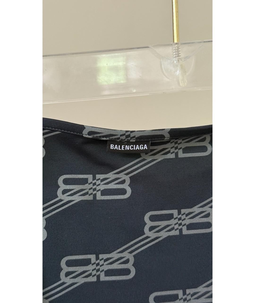BALENCIAGA Синяя юбка макси, фото 8