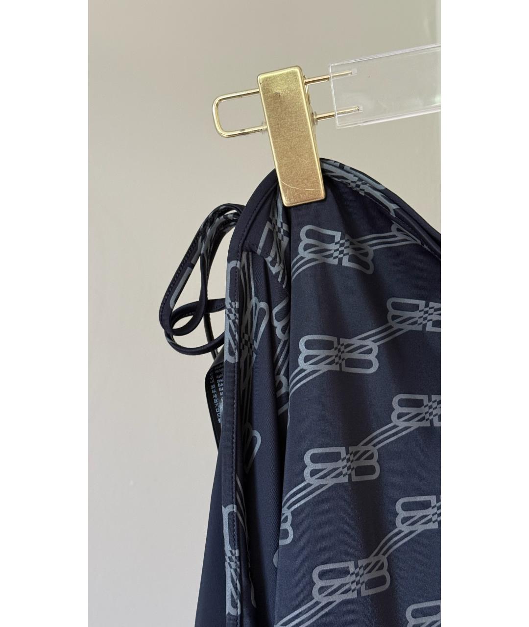 BALENCIAGA Синяя юбка макси, фото 3