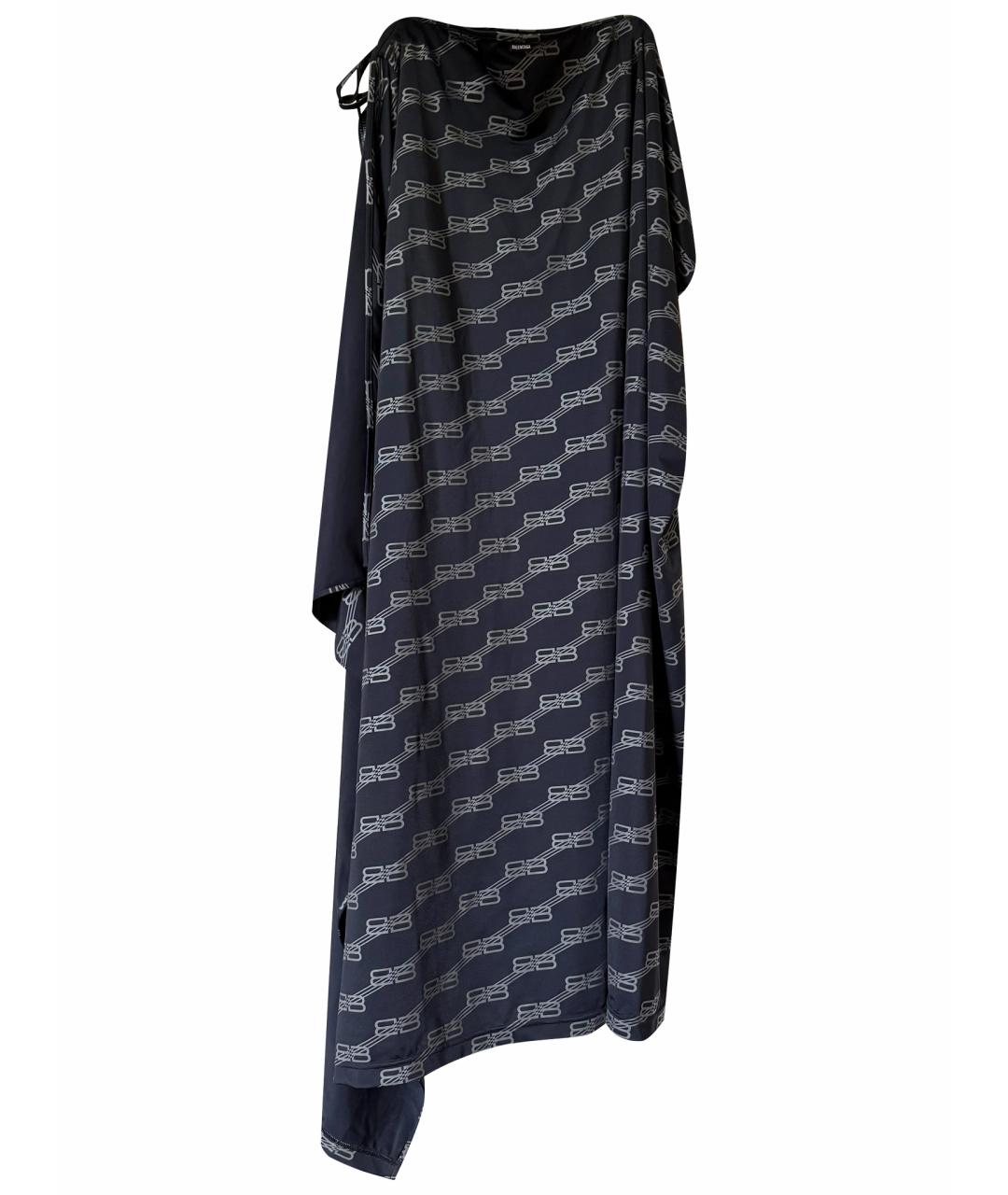 BALENCIAGA Синяя юбка макси, фото 1