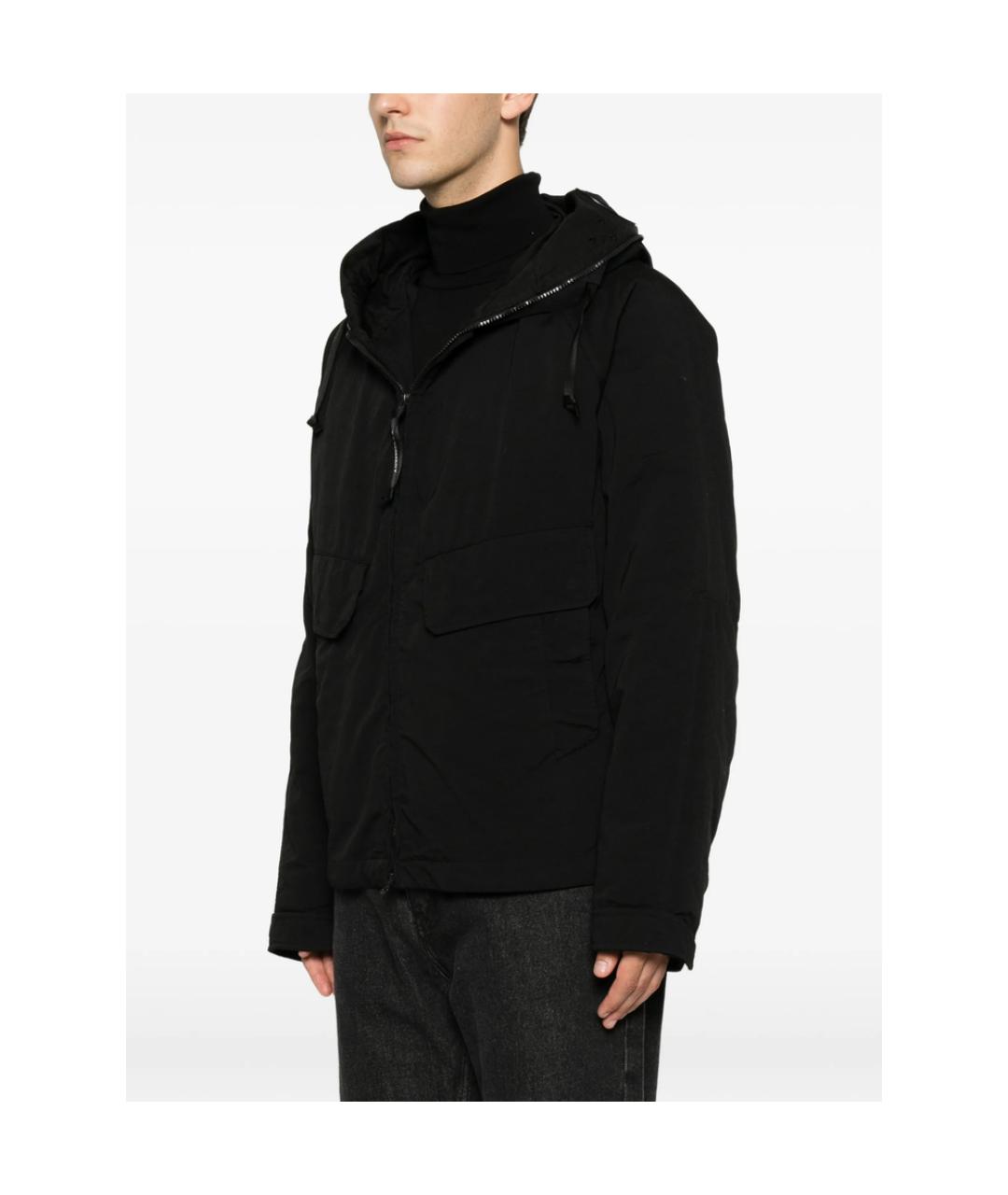 CP COMPANY Черная хлопковая куртка, фото 2