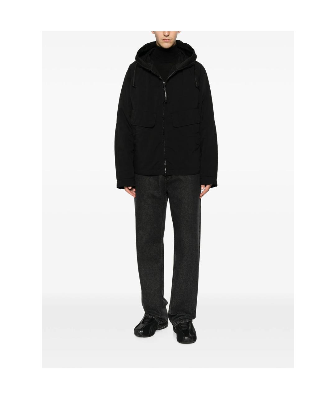 CP COMPANY Черная хлопковая куртка, фото 3