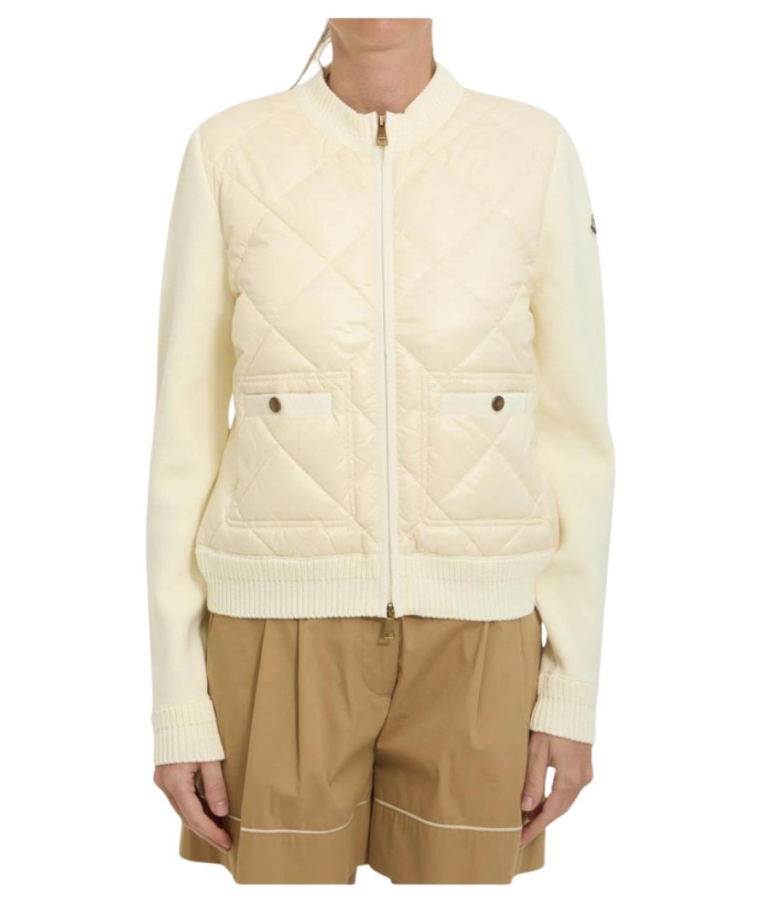 MONCLER Бежевая хлопковая куртка, фото 1