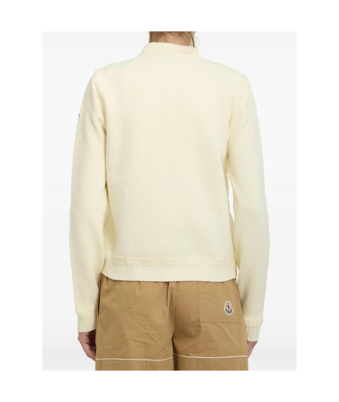 MONCLER Бежевая хлопковая куртка, фото 3