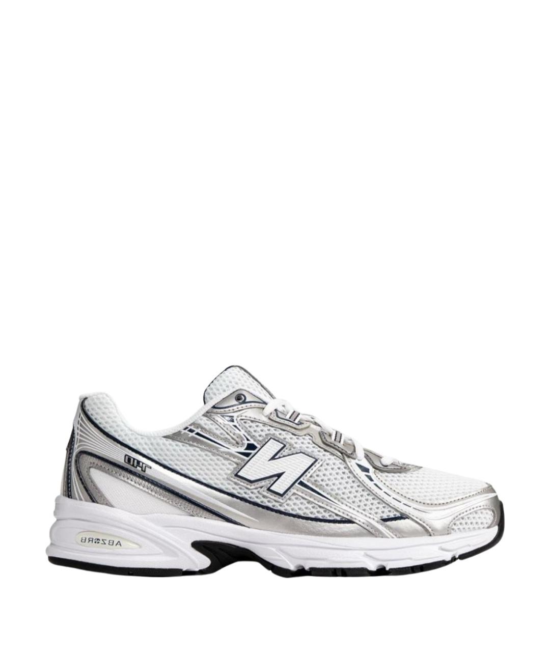 NEW BALANCE Белые синтетические низкие кроссовки / кеды, фото 1