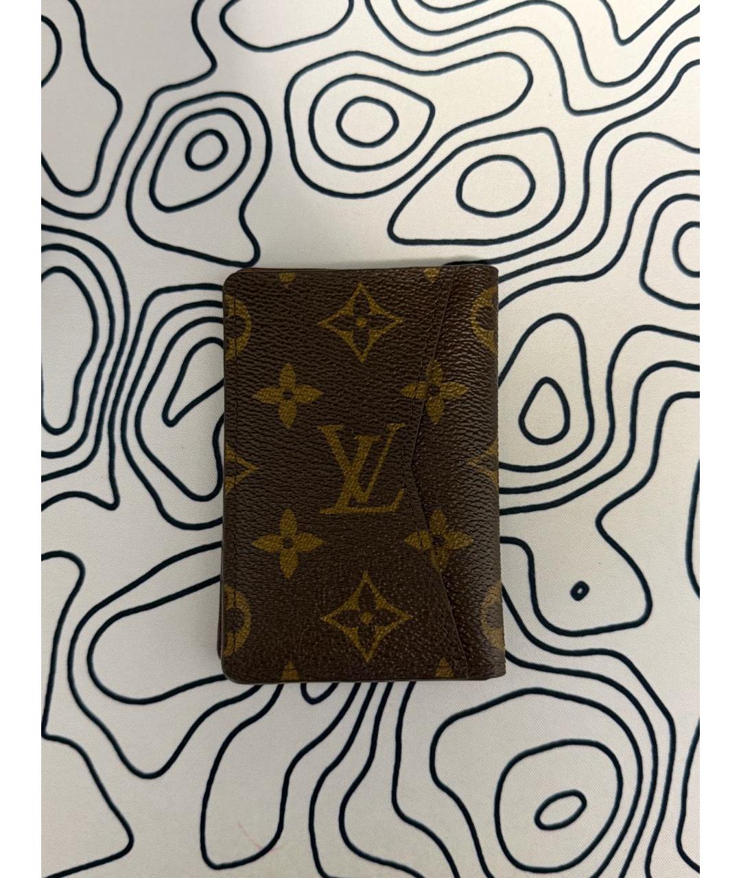 LOUIS VUITTON Коричневый кошелек, фото 2