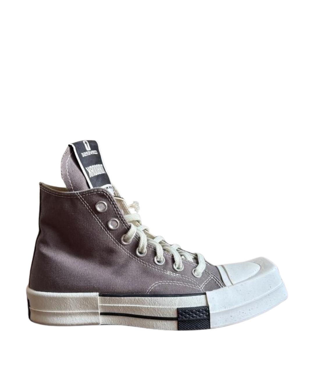 RICK OWENS DRKSHDW Серые кеды, фото 1