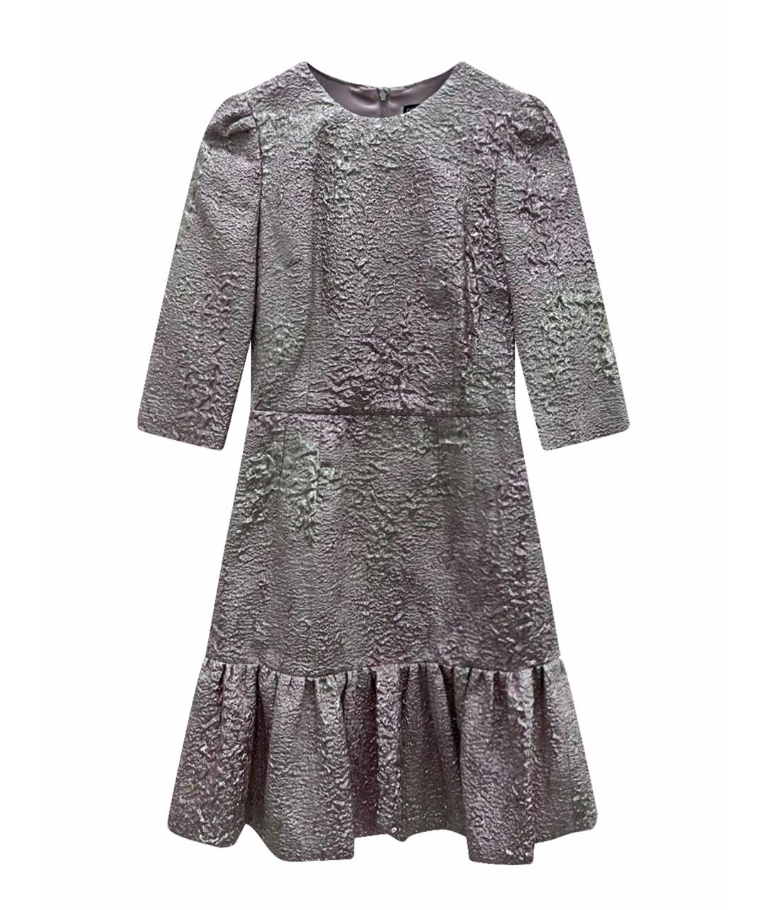DOLCE&GABBANA Розовое полиэстеровое коктейльное платье, фото 1