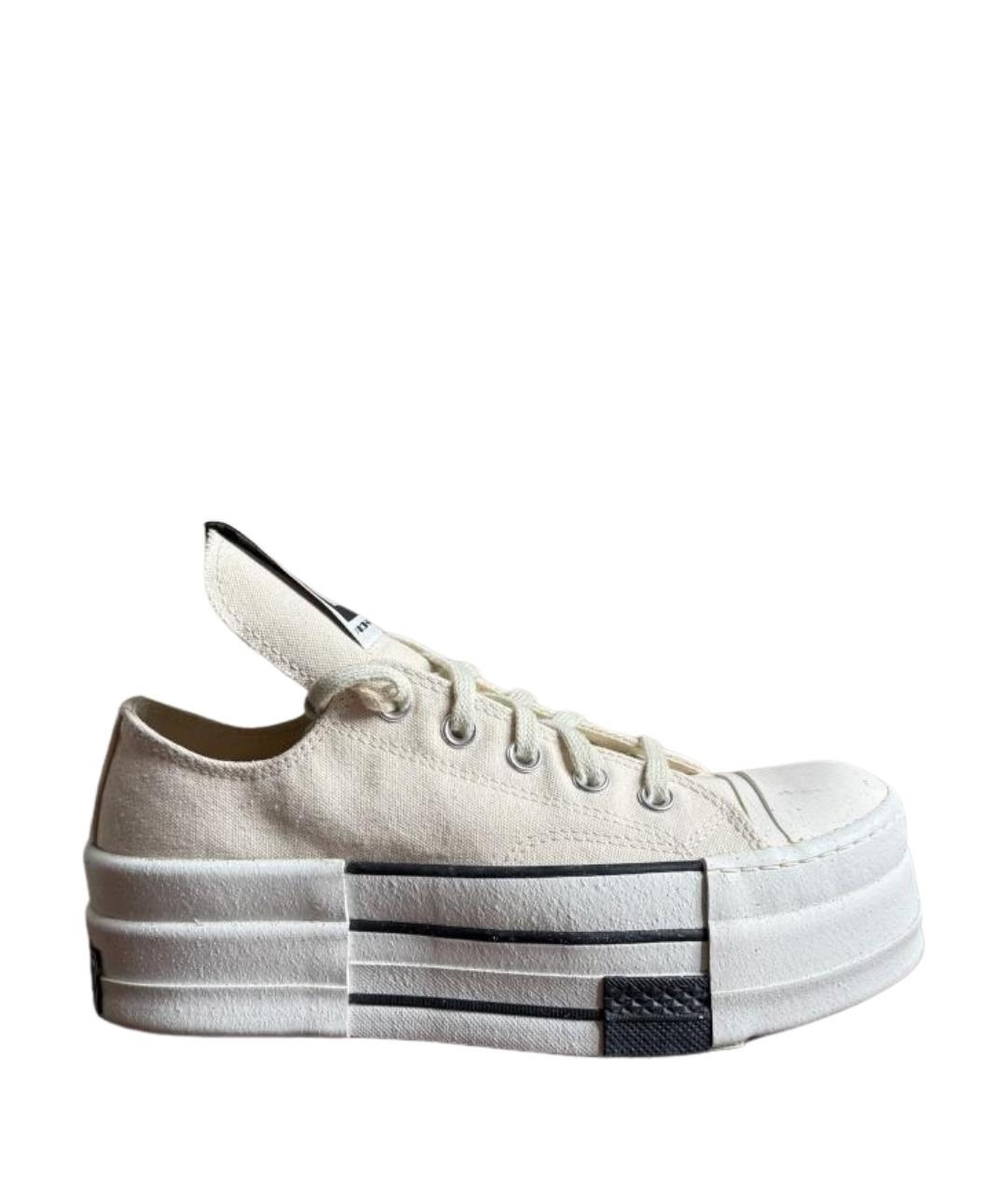 RICK OWENS DRKSHDW Белые кеды, фото 1