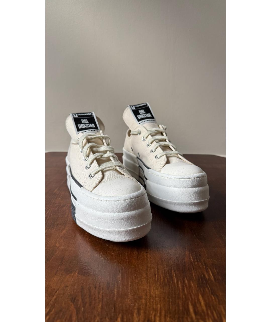 RICK OWENS DRKSHDW Белые кеды, фото 2