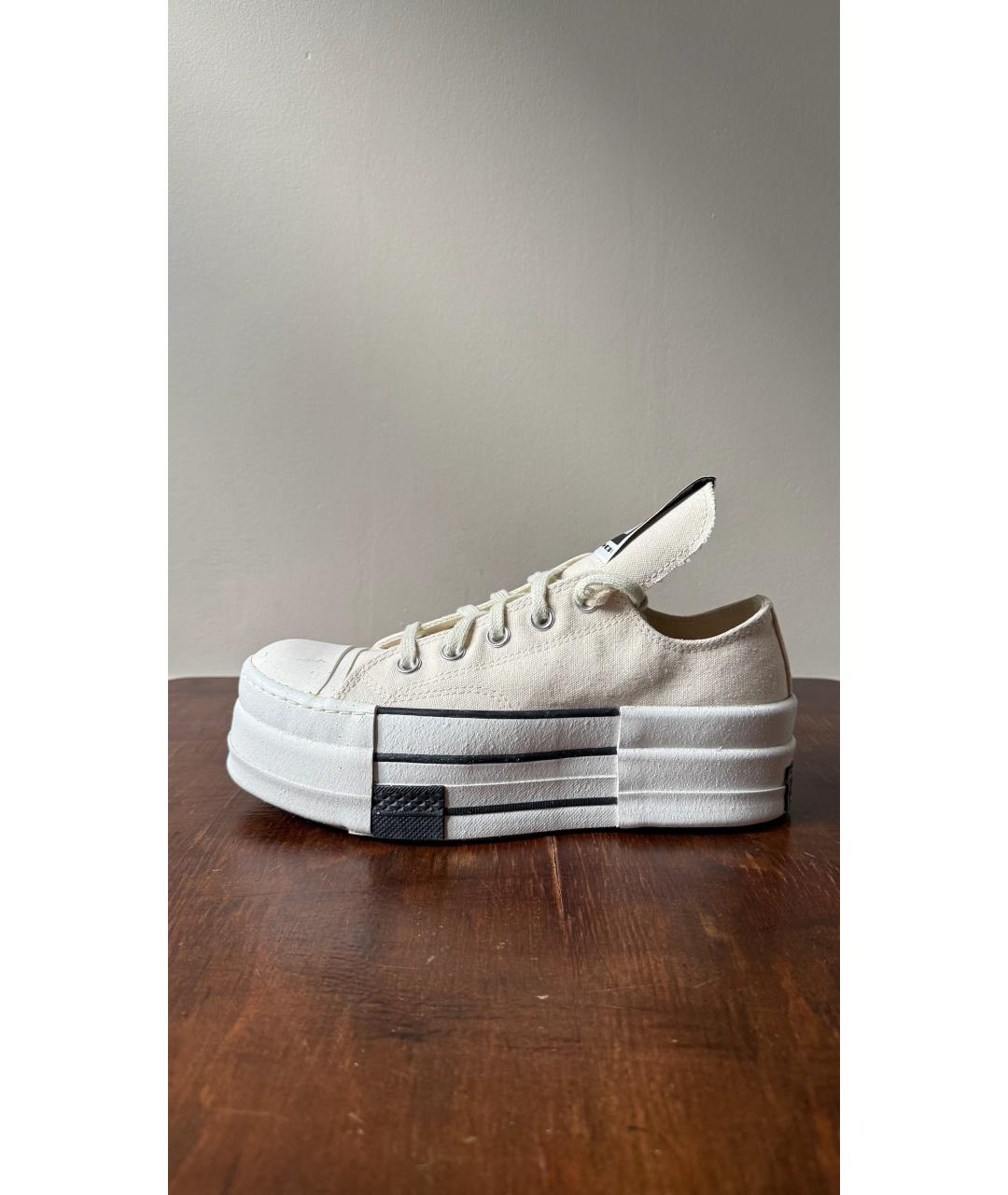 RICK OWENS DRKSHDW Белые кеды, фото 10