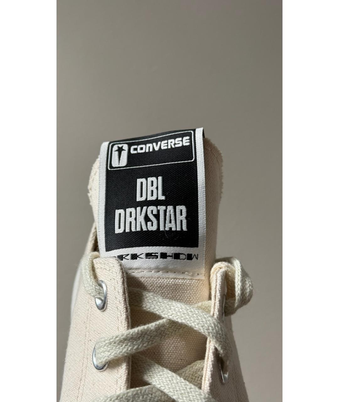 RICK OWENS DRKSHDW Белые кеды, фото 9