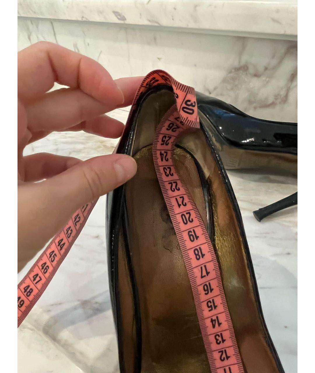 DOLCE&GABBANA Черные туфли из лакированной кожи, фото 7