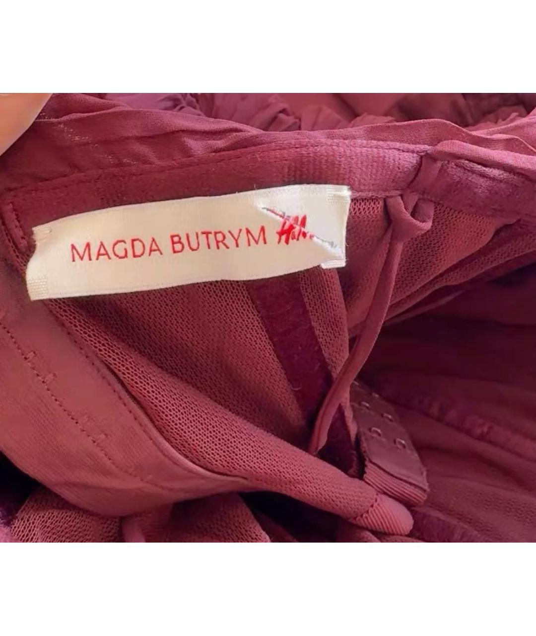 MAGDA BUTRYM Бордовое платье, фото 6