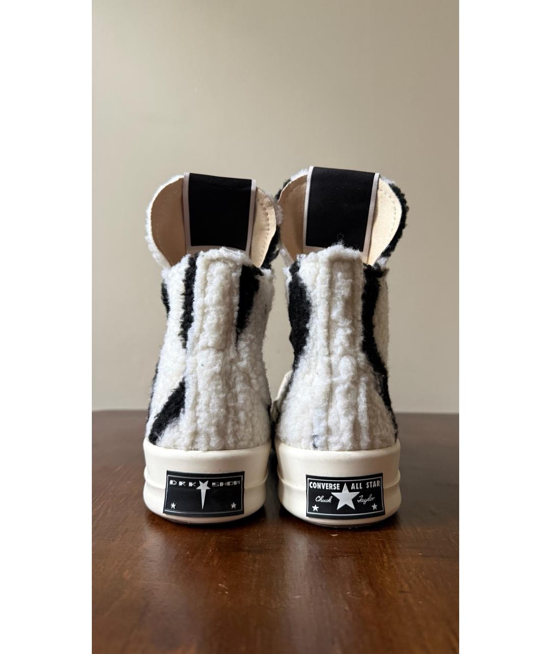 RICK OWENS DRKSHDW Белые кеды, фото 4