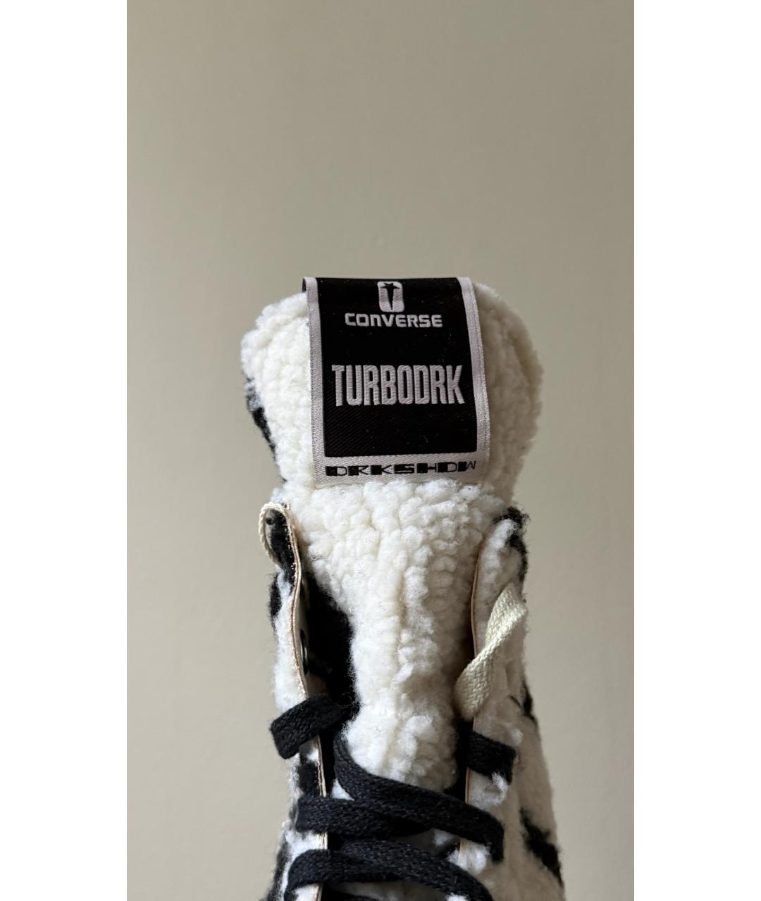 RICK OWENS DRKSHDW Белые кеды, фото 8