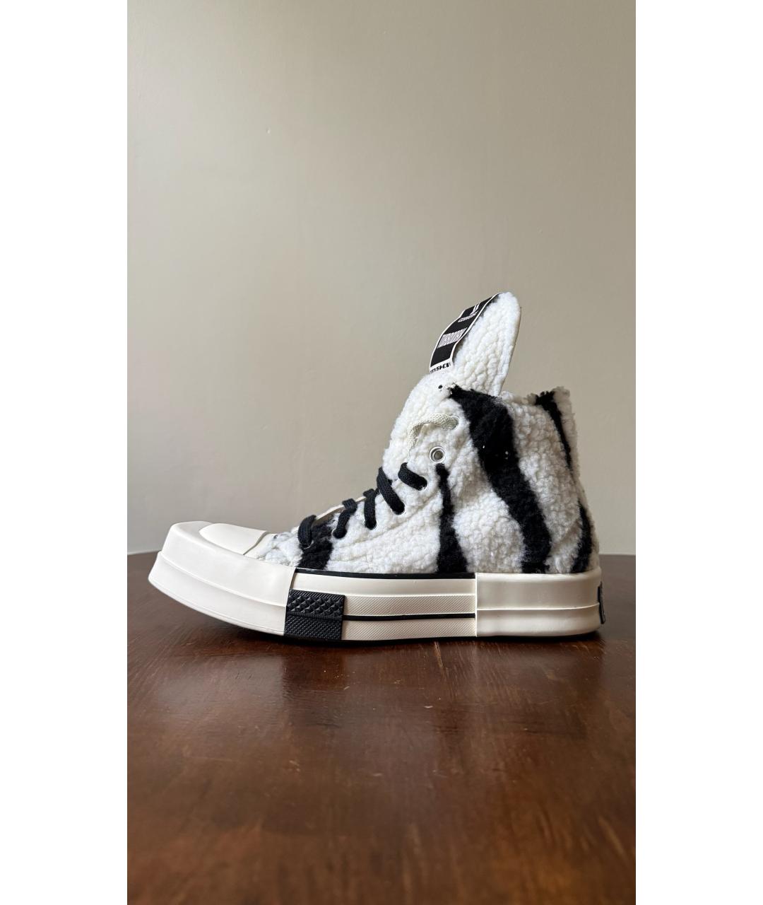 RICK OWENS DRKSHDW Белые кеды, фото 10