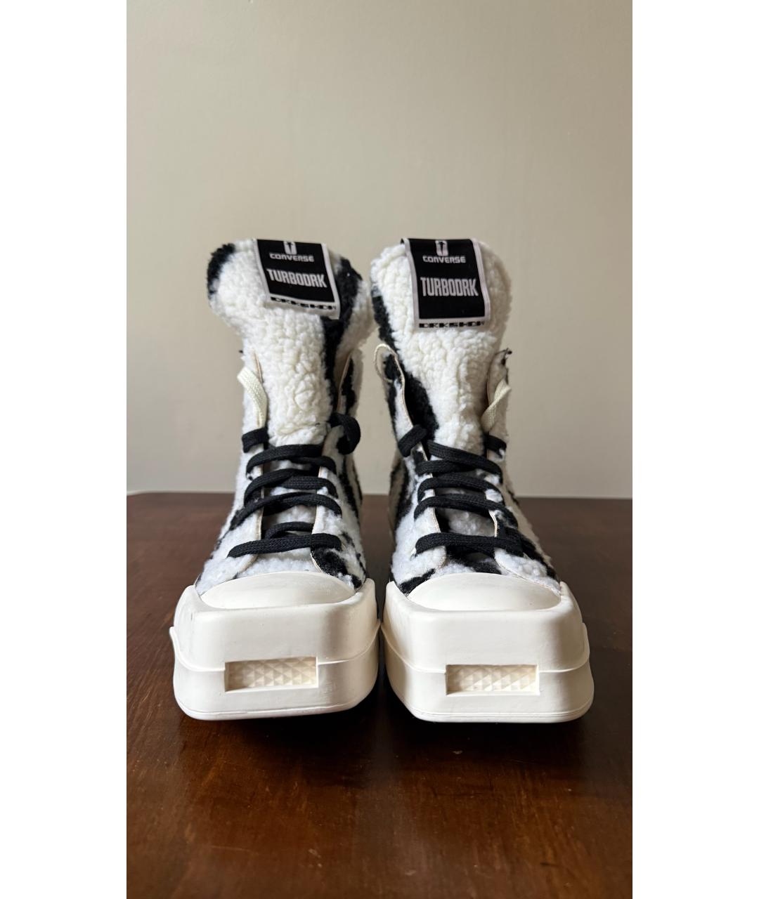 RICK OWENS DRKSHDW Белые кеды, фото 3