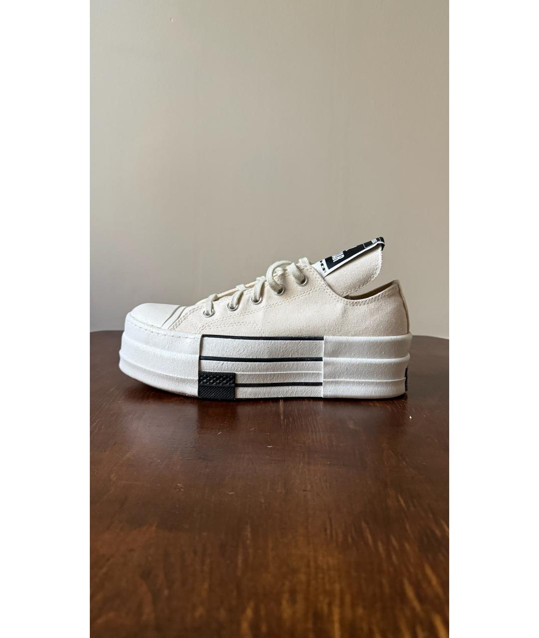 RICK OWENS DRKSHDW Белые кеды, фото 10