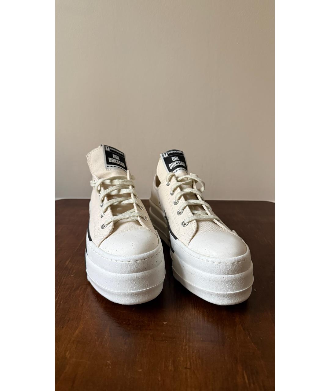 RICK OWENS DRKSHDW Белые кеды, фото 2