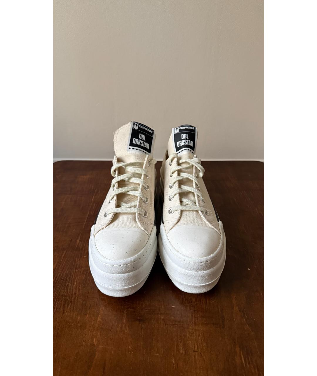 RICK OWENS DRKSHDW Белые кеды, фото 3